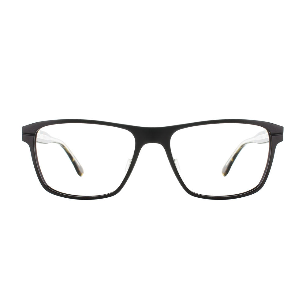 Lunettes Hugo Boss 0107 Marron et Ecaille avec verres de proximité Varionet - vue de face