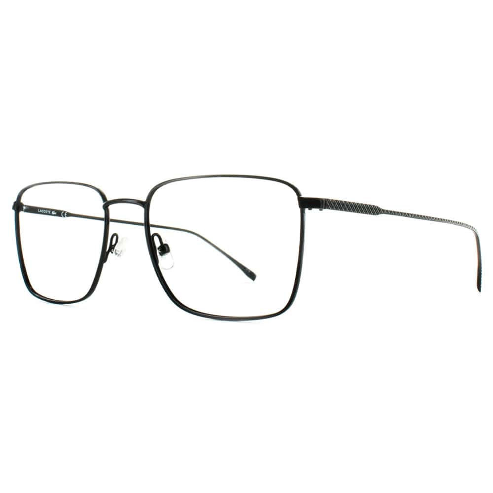 Lunettes Lacoste L2245 Noir avec verres de proximité Varionet - vue de profil