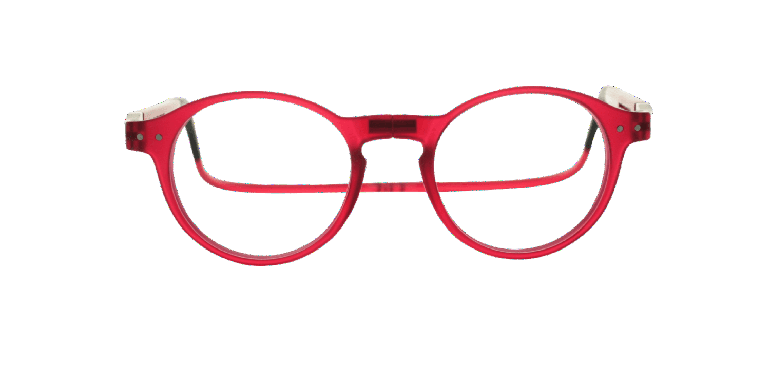 Lunettes Clic Brooklyn Rouge