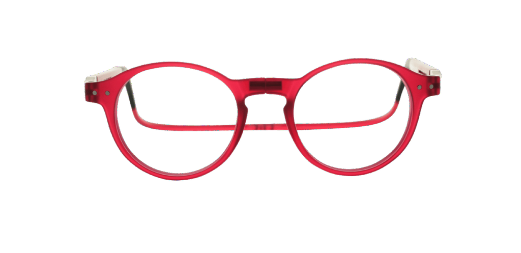 Lunettes Clic Brooklyn Rouge