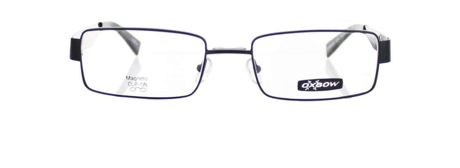 Lunettes Oxbow 354 Argent Noir & Clip Polarisant