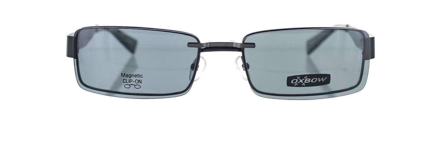 Lunettes Oxbow 354 Bleu Noir & Clip Polarisant